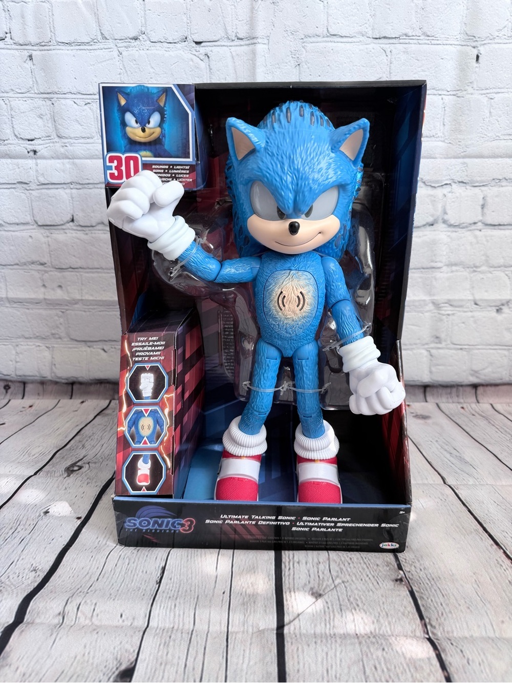 Sonic the Hedgehog Talking Figure - Blue